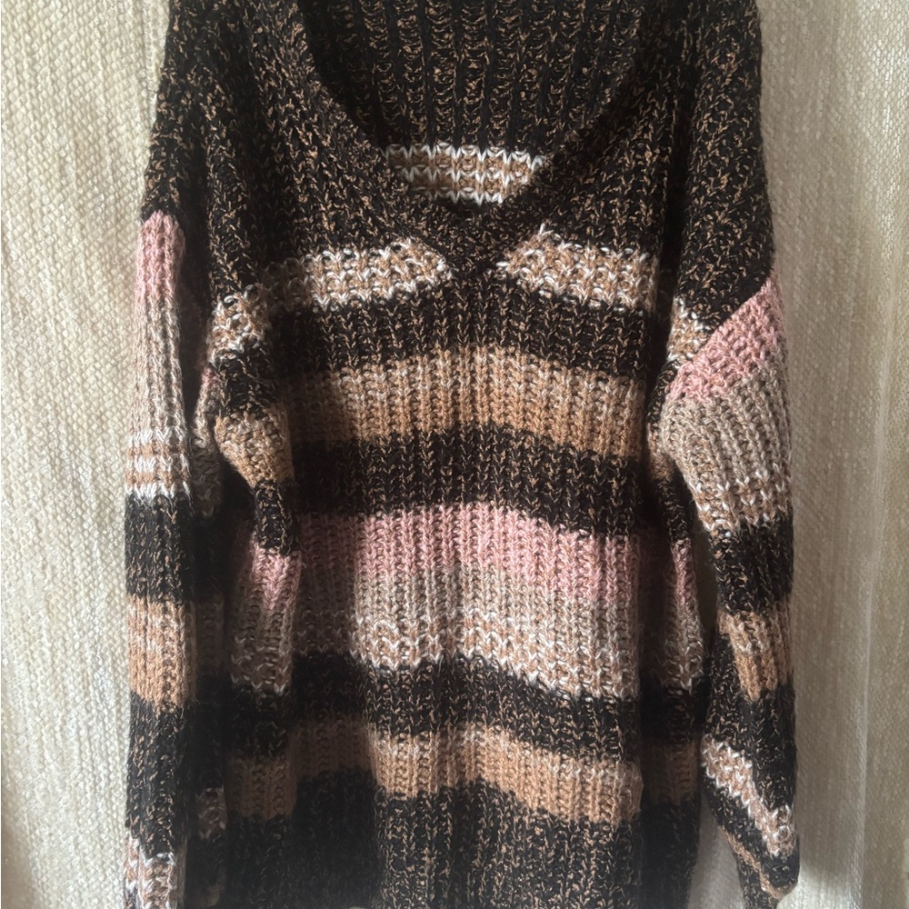 Lane Bryant Multicolor V-Neck Sweater